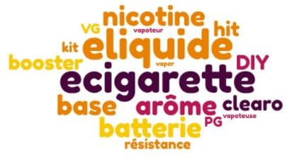 Lexique e-liquide cigarette électronique